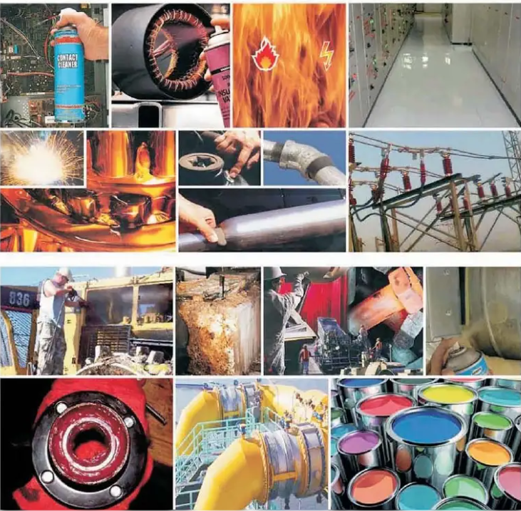 Growel paints and coating application collage