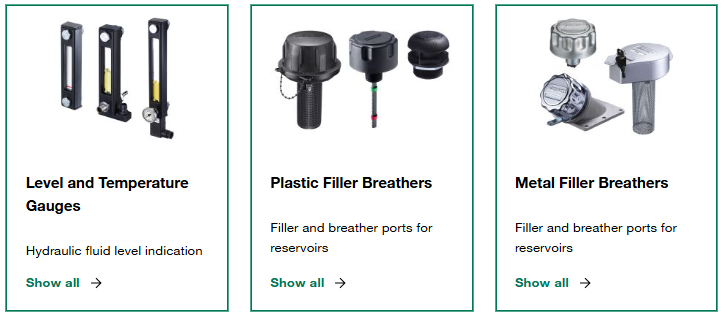 Stauff breathers and gauges