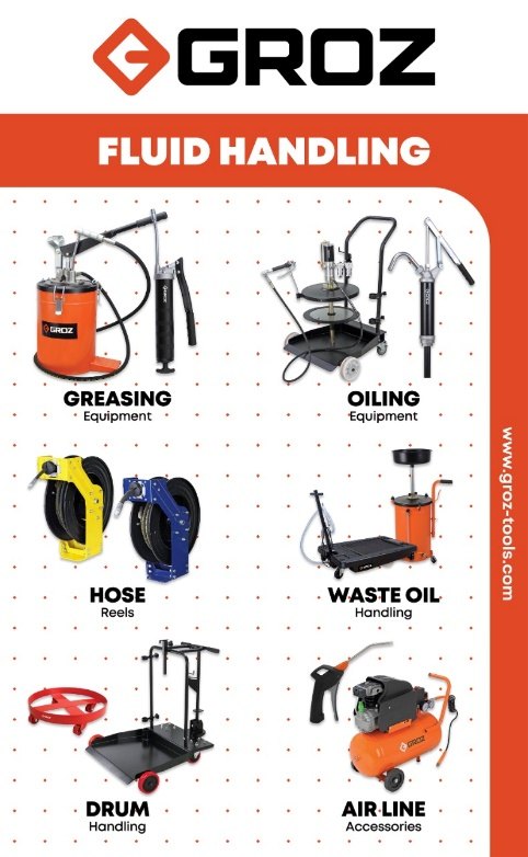 Groz fluid handling equipment