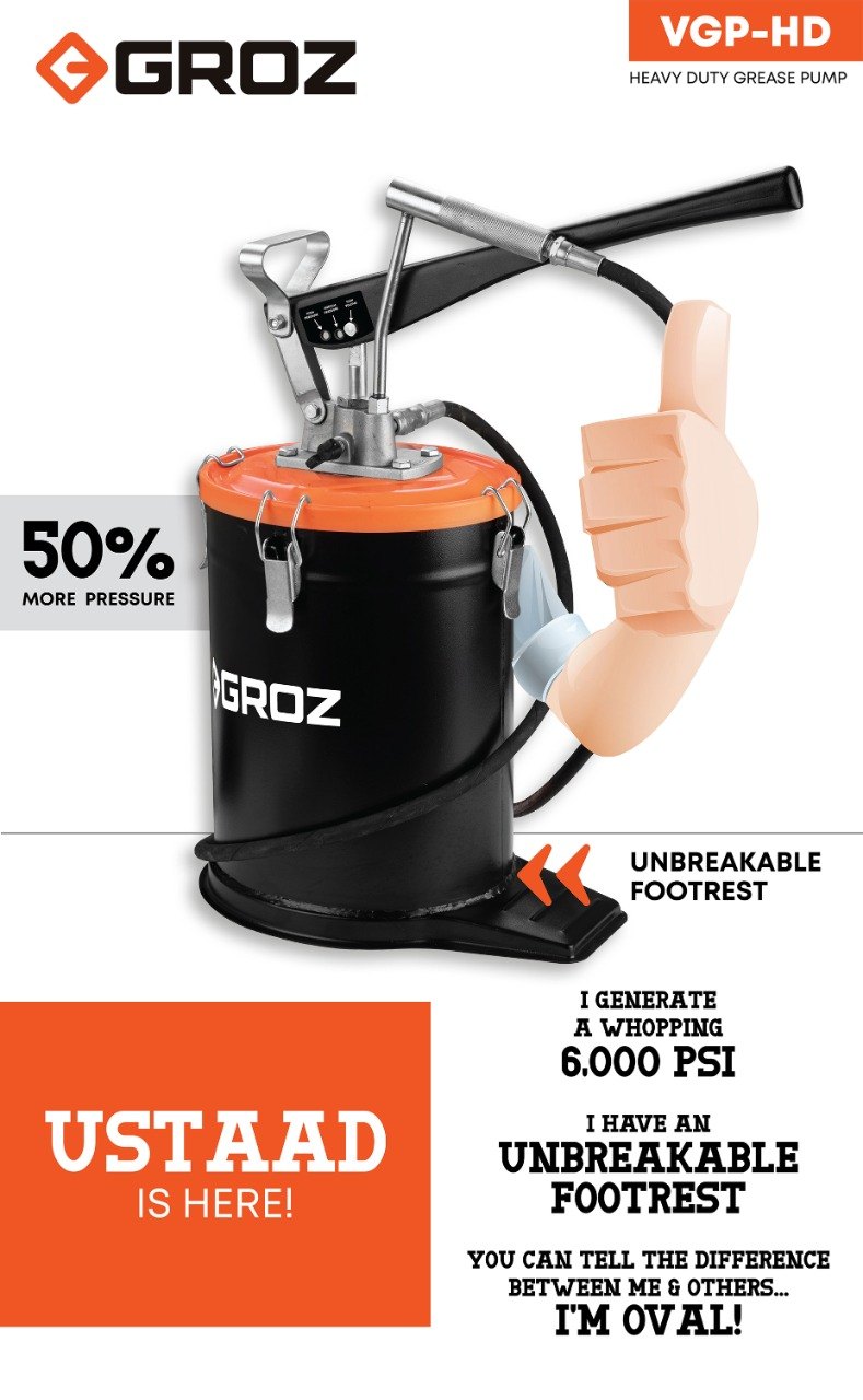Groz grease pump